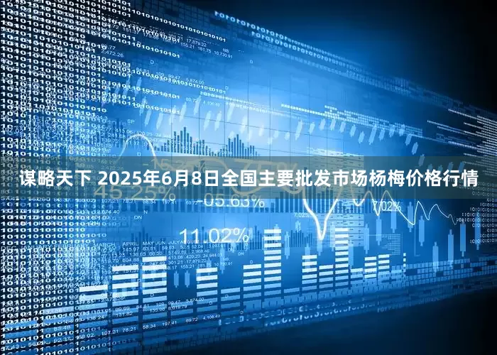 谋略天下 2025年6月8日全国主要批发市场杨梅价格行情