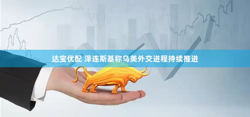 达宝优配 泽连斯基称乌美外交进程持续推进