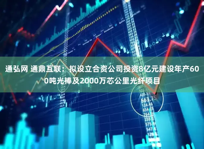 通弘网 通鼎互联：拟设立合资公司投资8亿元建设年产600吨光棒及2000万芯公里光纤项目